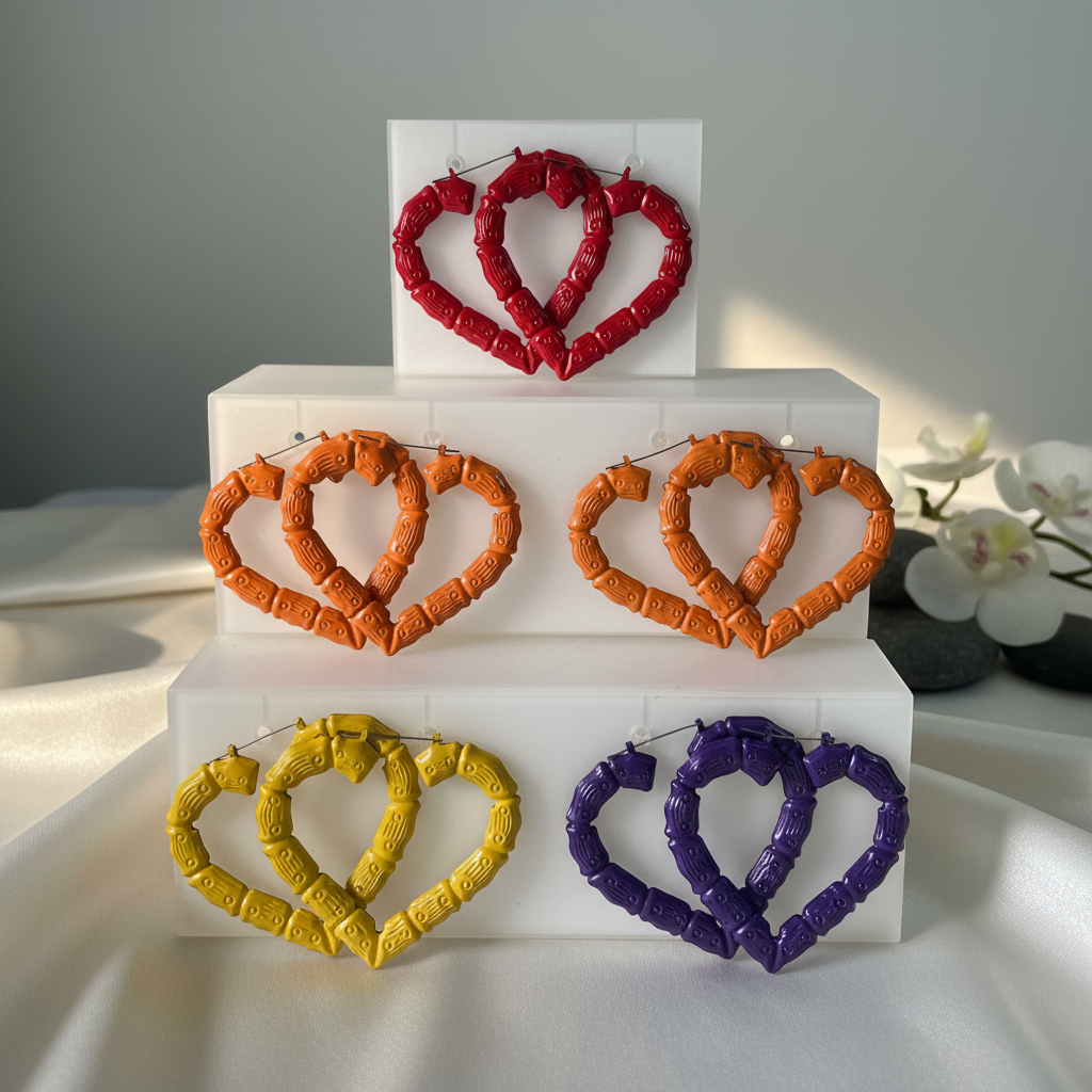 5 PIECE EARRING SET