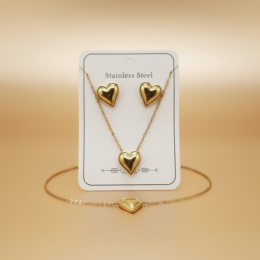GOLD HEART SET Background
