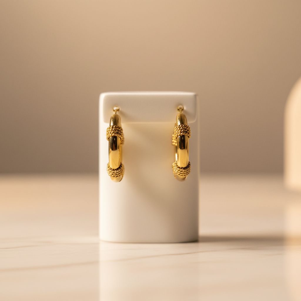GOLD HOOPS Background