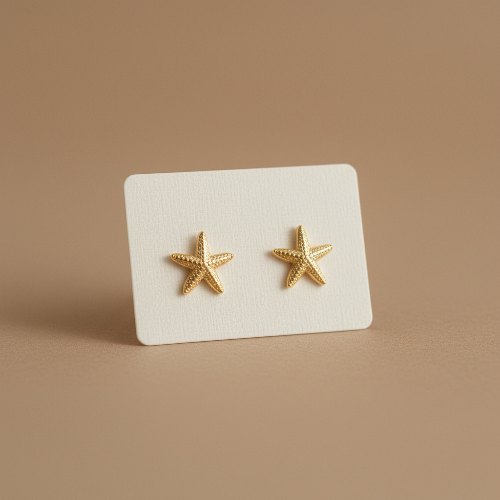 Gold Star Studs Background