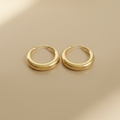 Large Gold Hoops Background