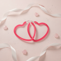 Pink Hearts Background