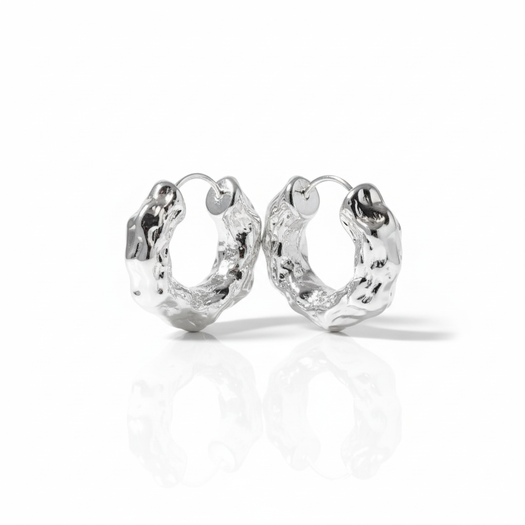 Silver Earrings Product Image