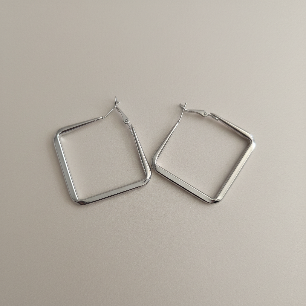 Silver Hoops Background