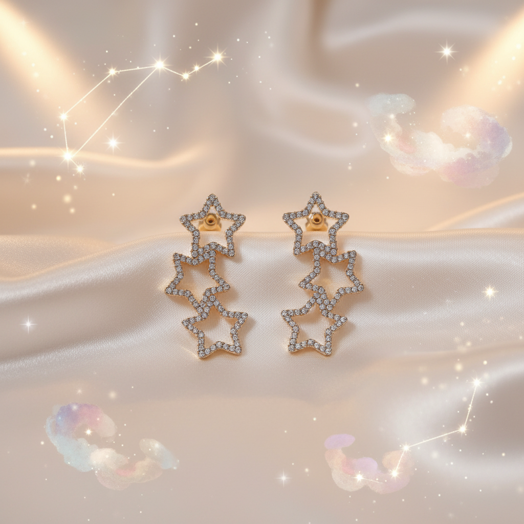 Star Earrings Background