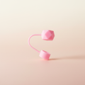 STRAW TOPPER LIGHT PINK Background